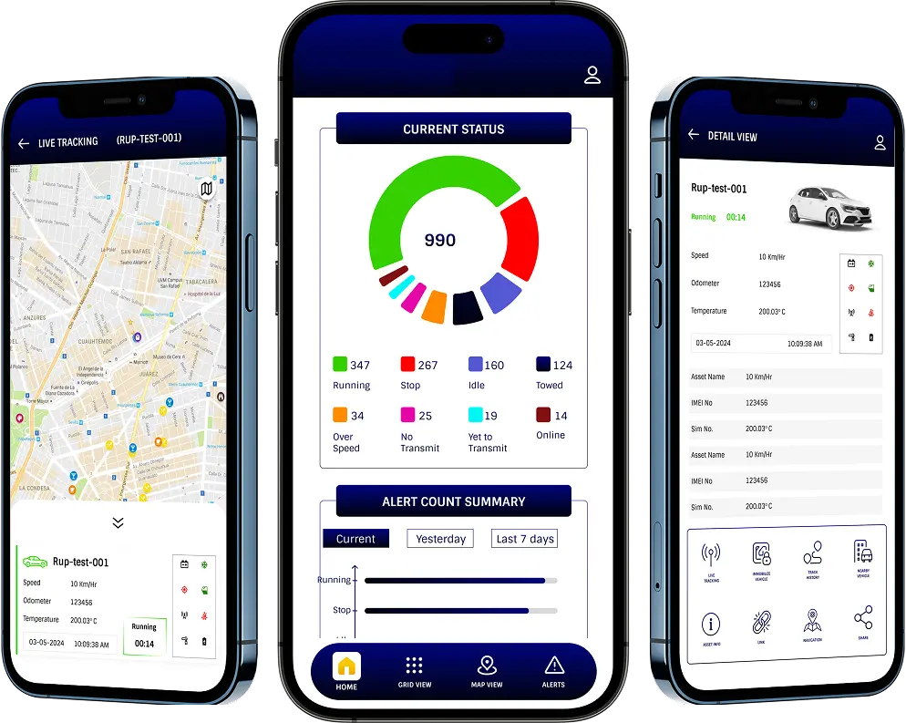 Fleet tracking app with AI-powered business analytics.