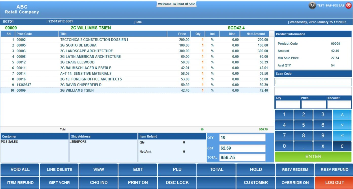 Retail POS dashboard powered by AI-powered business analytics.